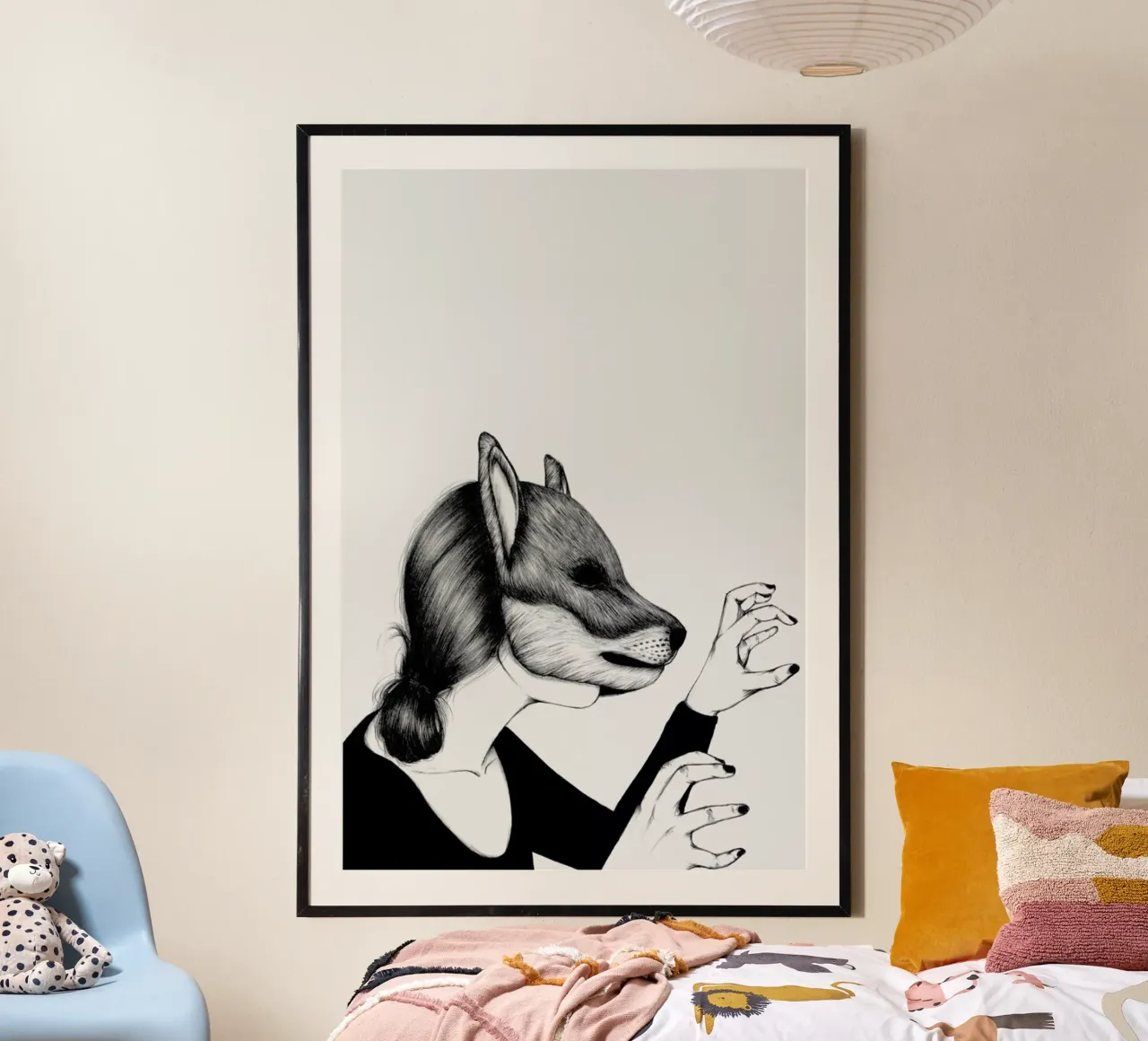 Peculiar Fox carta hahnemühle da The White Deer