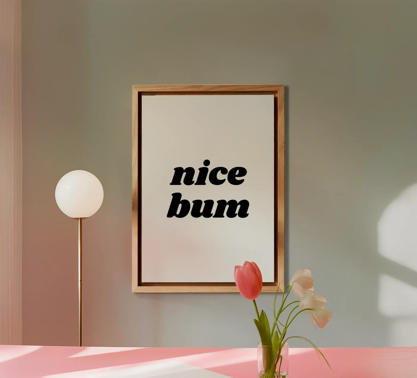 Nice Bum alluminio dibond da Paigaam Studio