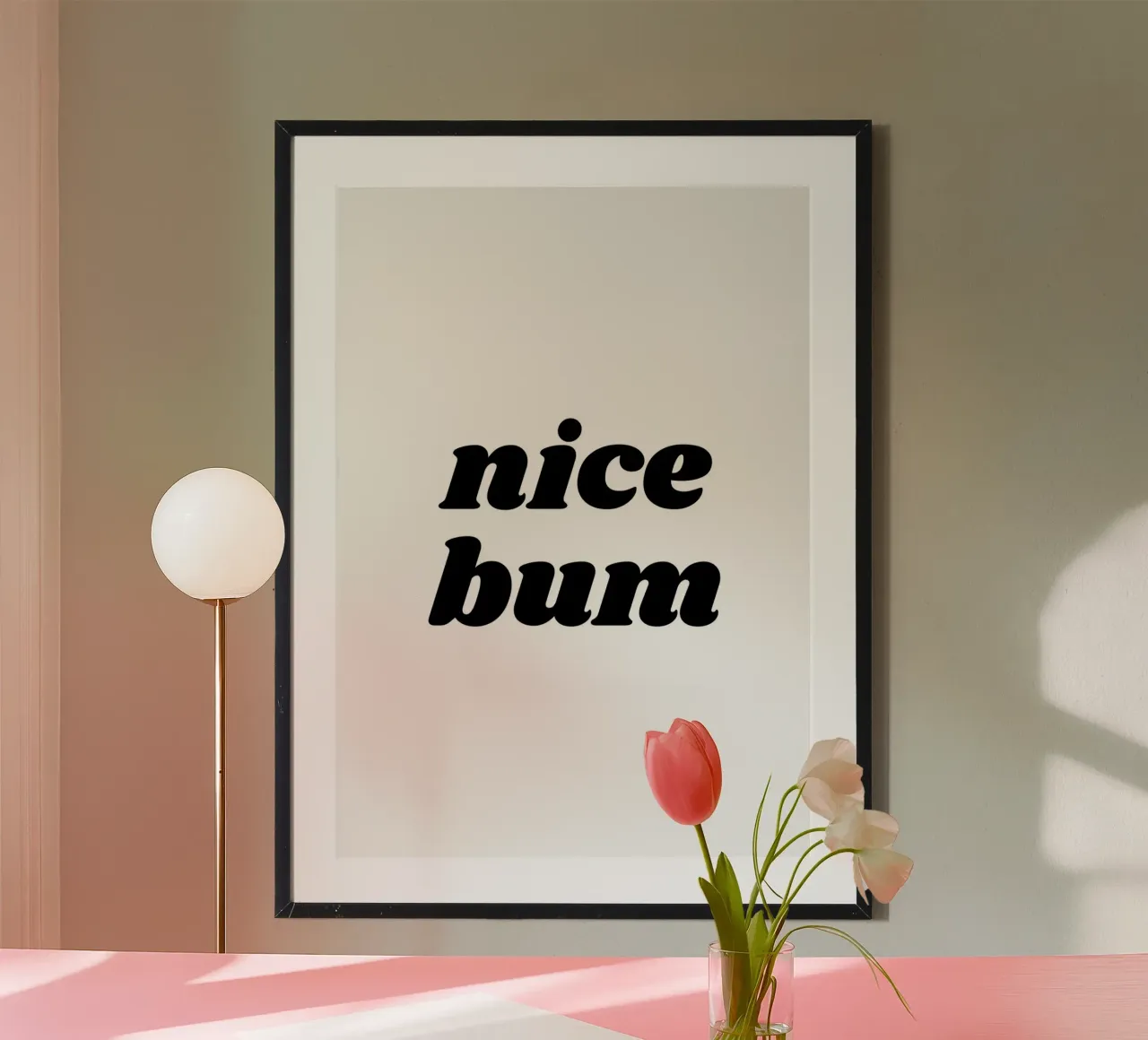 Nice Bum poster by Paigaam Studio