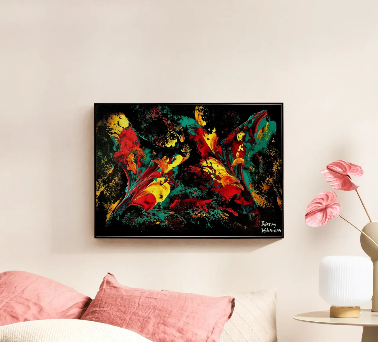 IDEAL GIFT 116 plexiglass da Thierry Vobmann Abstract painting