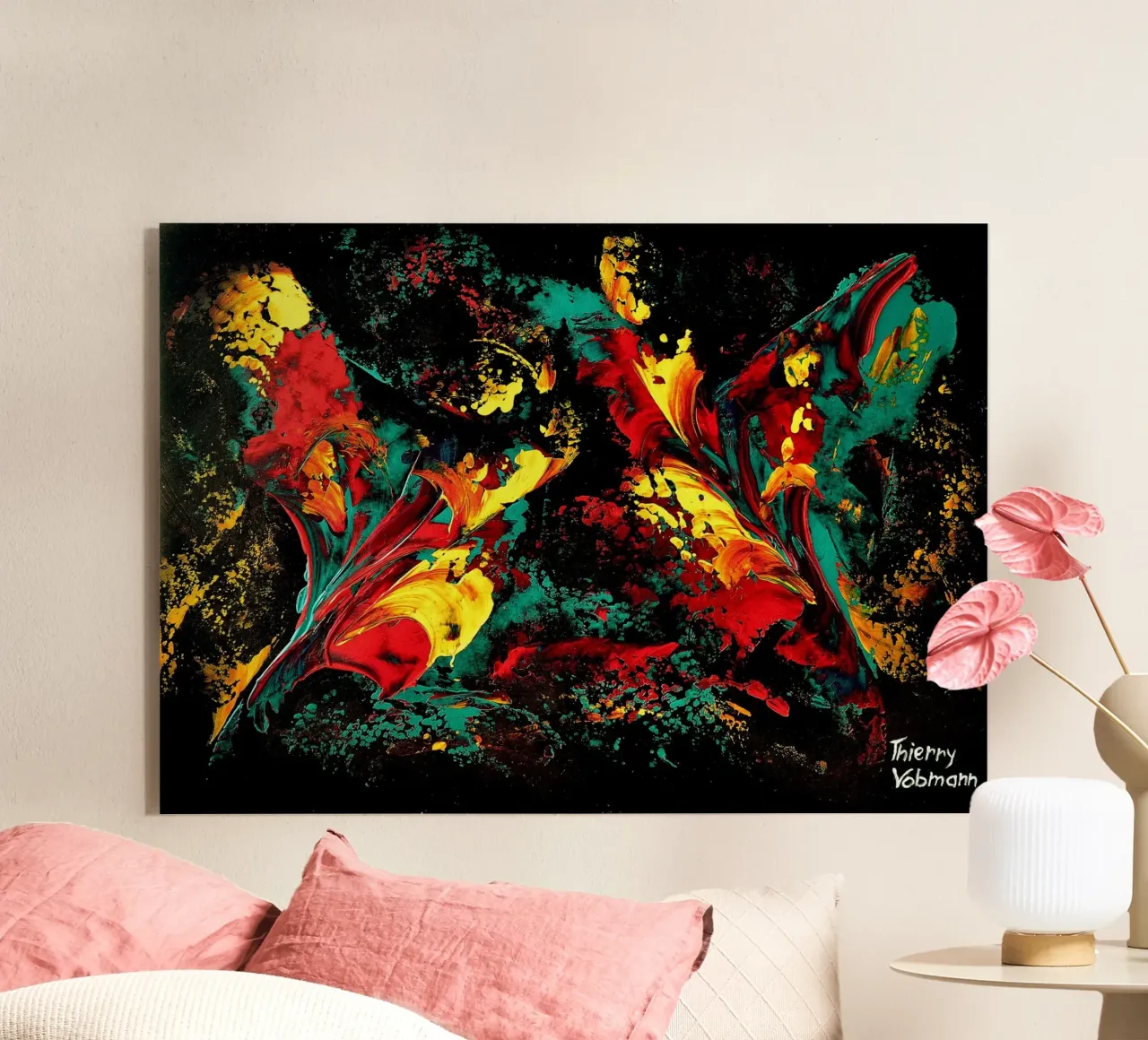 IDEAL GIFT 116 plexiglass da Thierry Vobmann Abstract painting