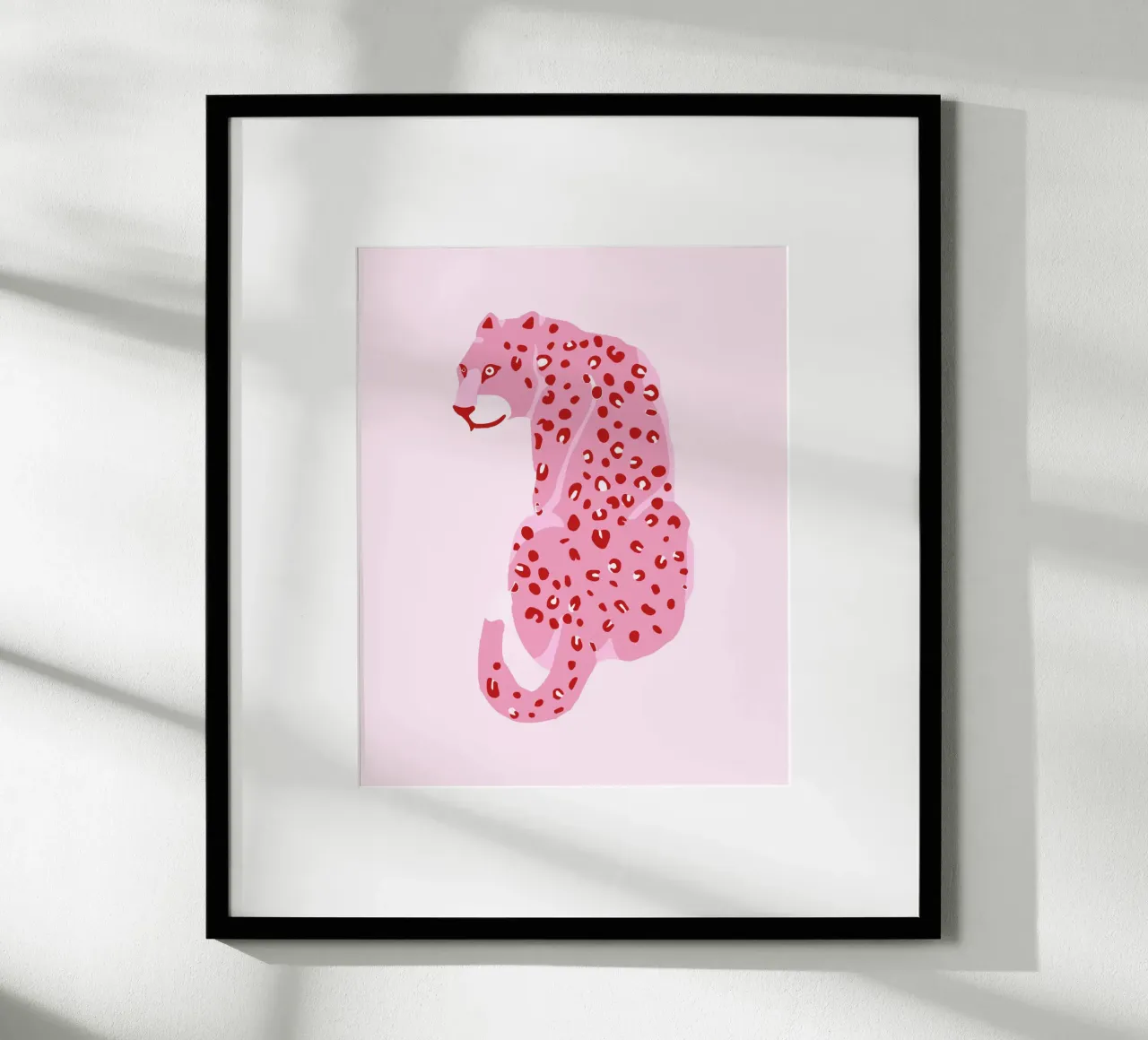 Luipaard Roze Print hahnemühle van Coquette Club