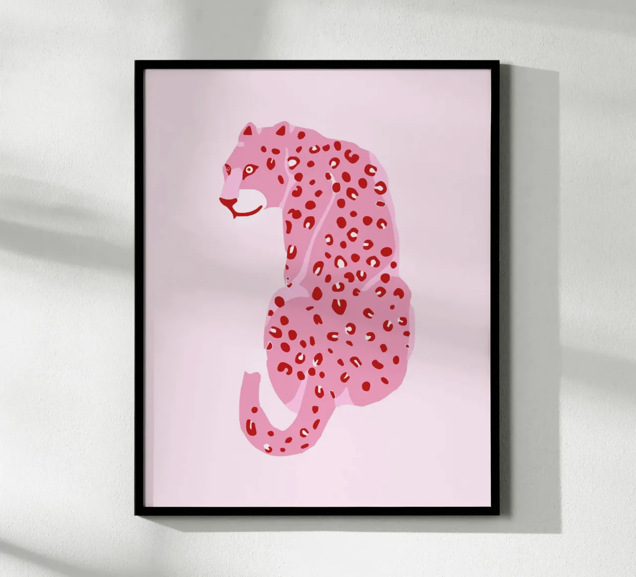 Luipaard Roze Print hahnemühle van Coquette Club