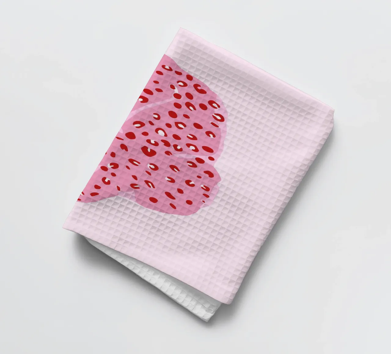 Imprimé léopard rose torchon de Coquette Club