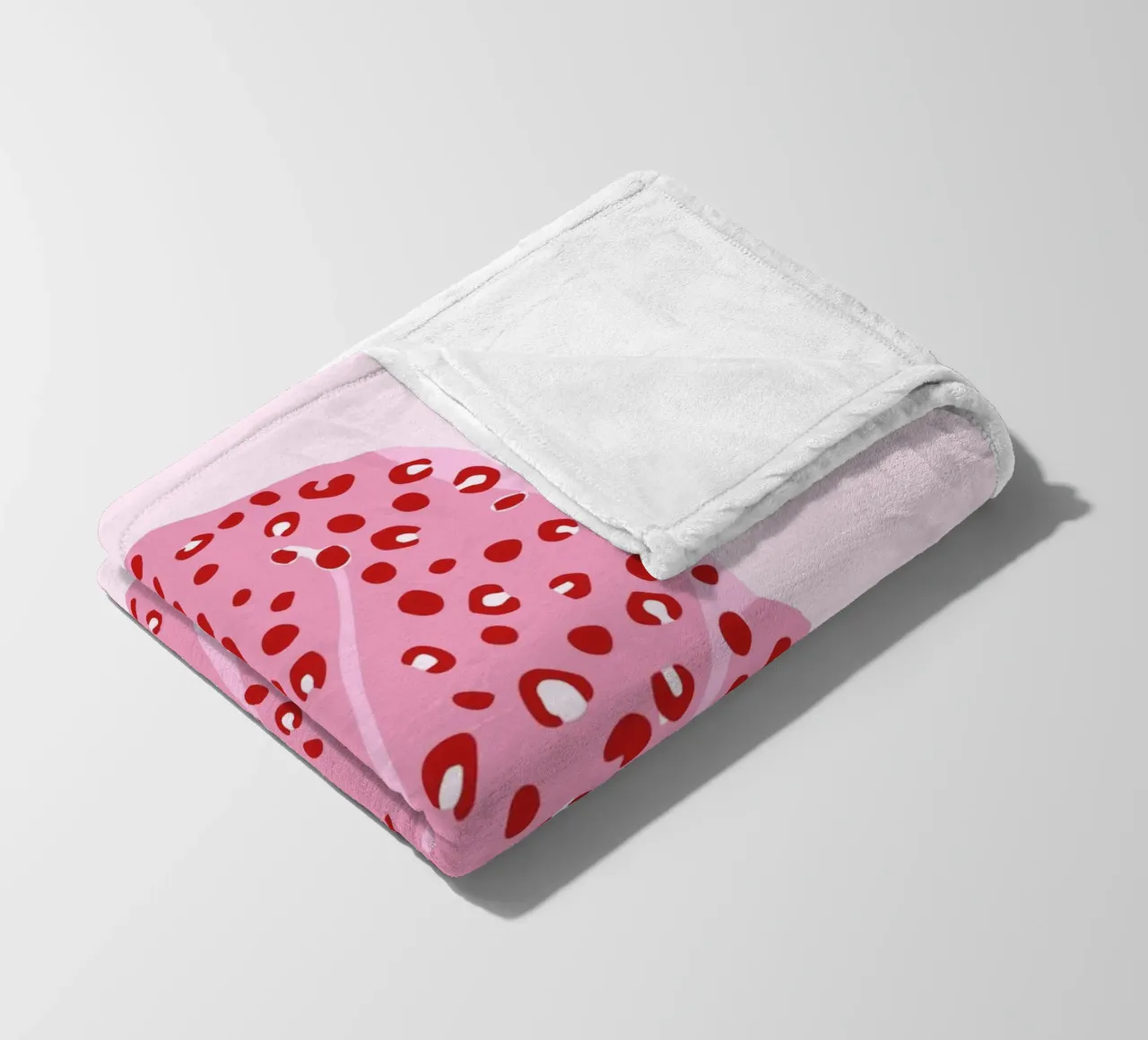 Leopard Pink Print fleece blanket by Coquette Club