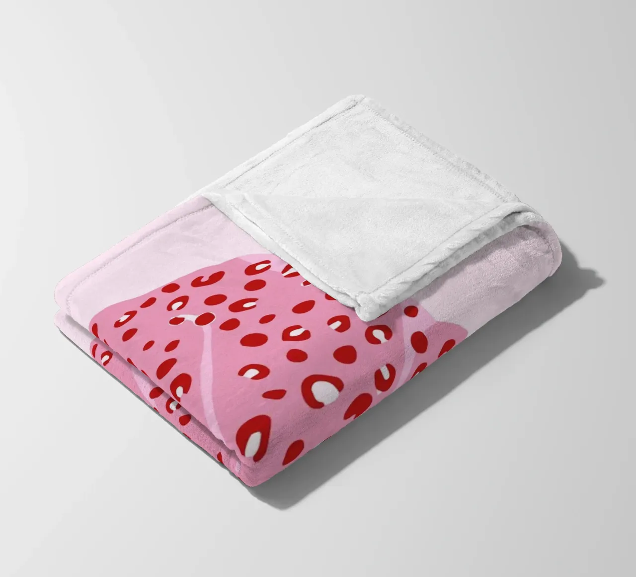 Leopard Pink Print fleece blanket by Coquette Club
