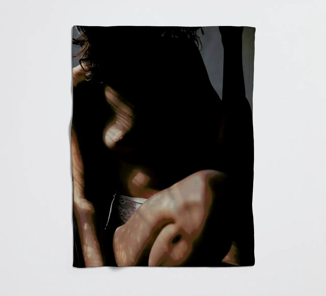 Sinopia fleece blanket by Matevž Kosterov