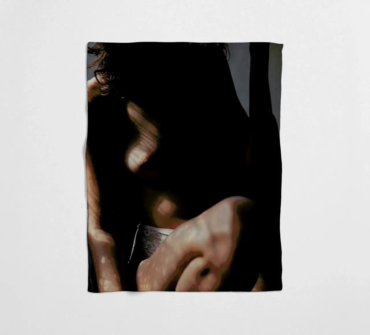 Sinopia fleece blanket by Matevž Kosterov