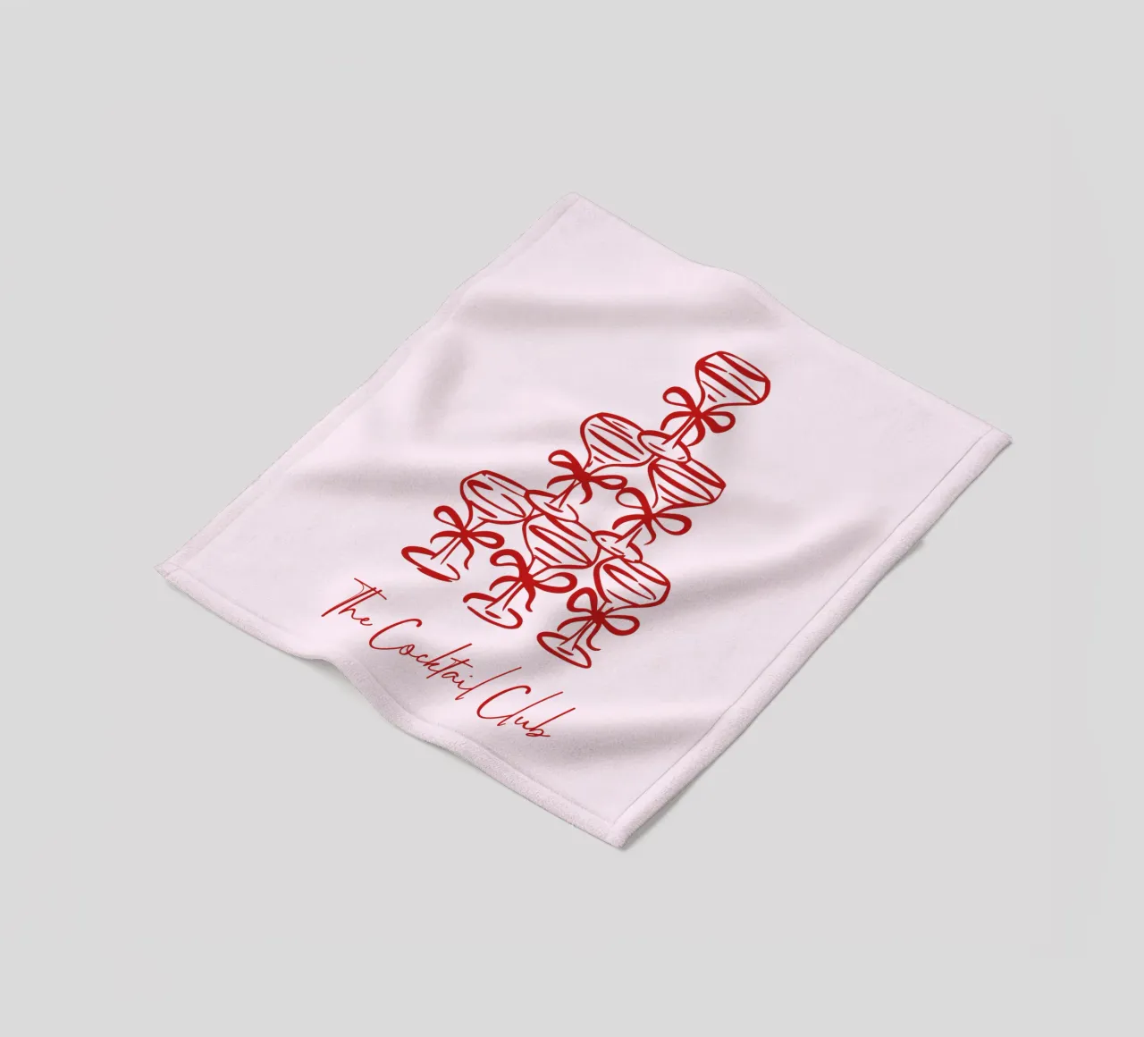 The Cocktail Cub Customizable Print, Personalized Art fleece blanket by Coquette Club