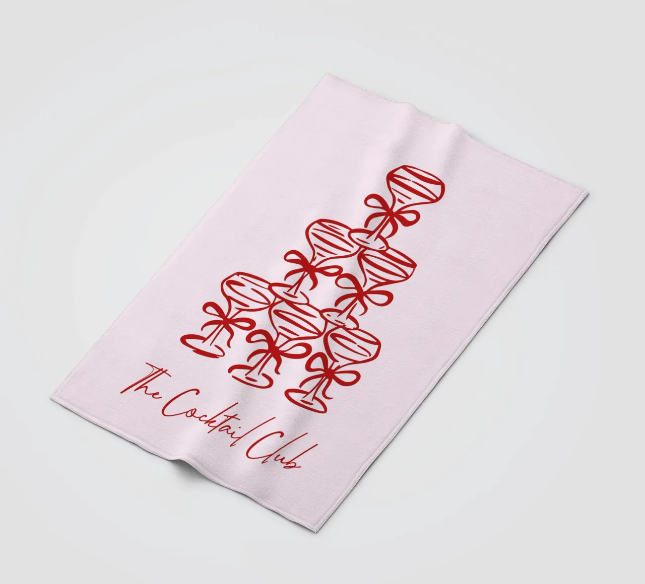 The Cocktail Cub Customizable Print, Personalized Art fleece blanket by Coquette Club