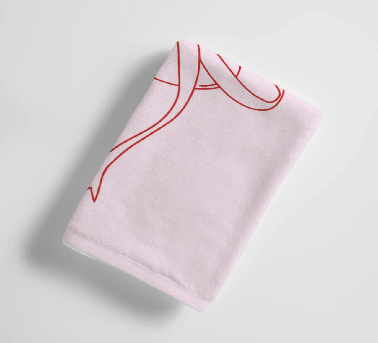 Cocktail Line Drawing, Bow Print, Coquette Cute Bow Print towel by Coquette Club