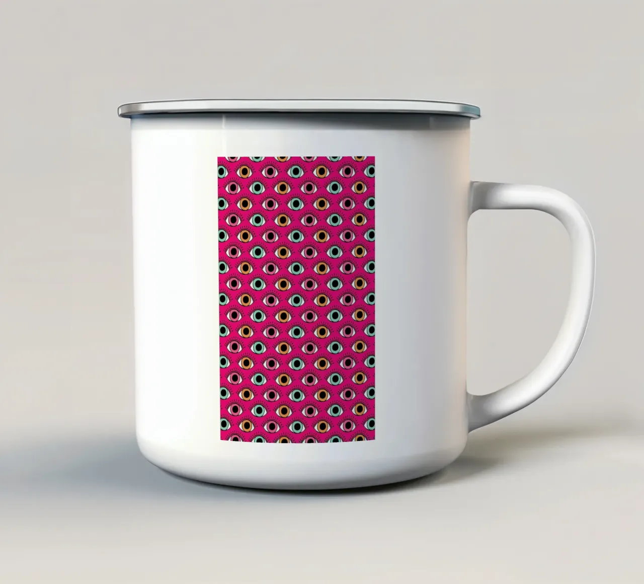 Eye Freak tazza in smalto da Matthew Taylor Wilson
