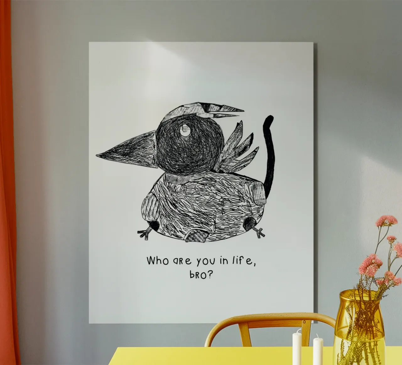 Birdy forex-plaat van Hey Vincent