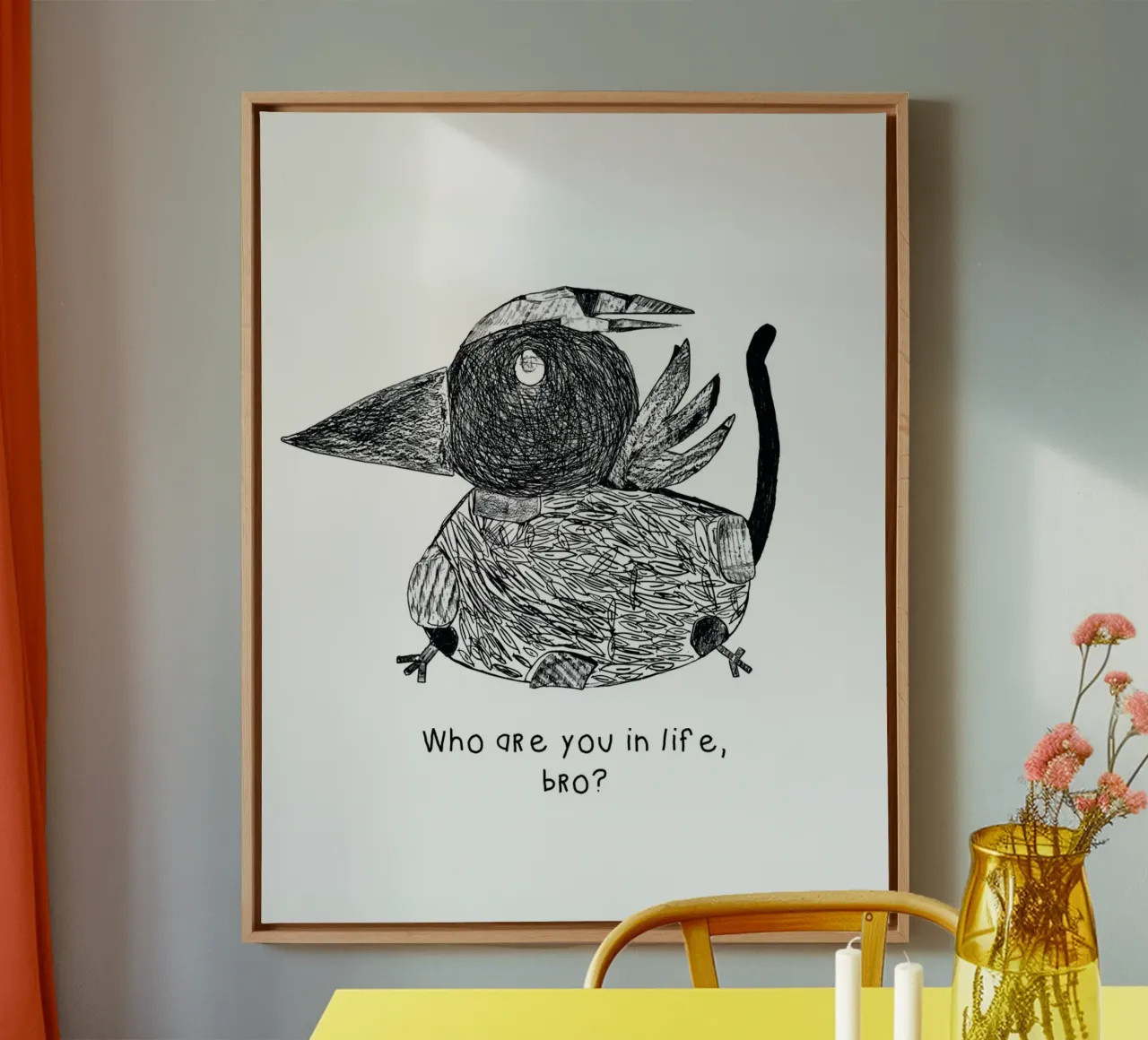 Birdy tela da Hey Vincent