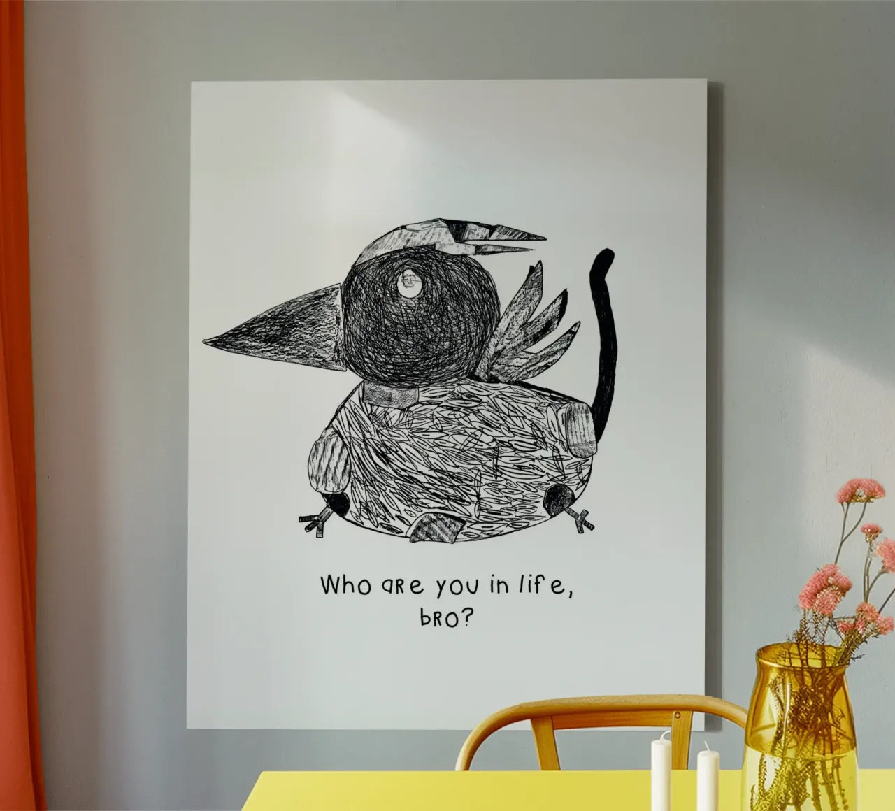 Birdy tela da Hey Vincent