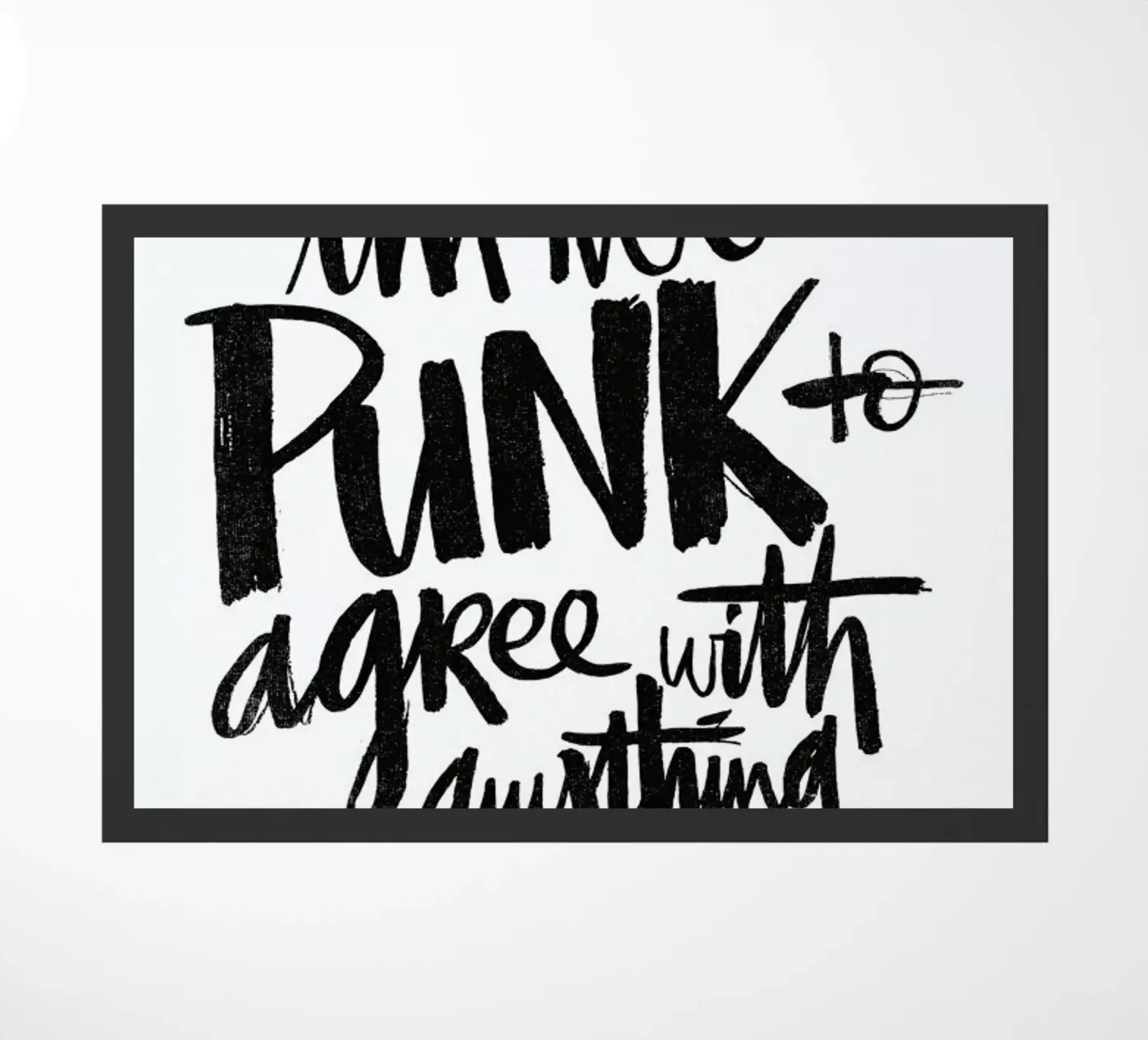 Punk deurmat van Matthew Taylor Wilson