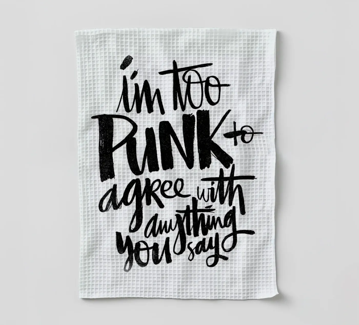 Punk Geschirrtuch von Matthew Taylor Wilson