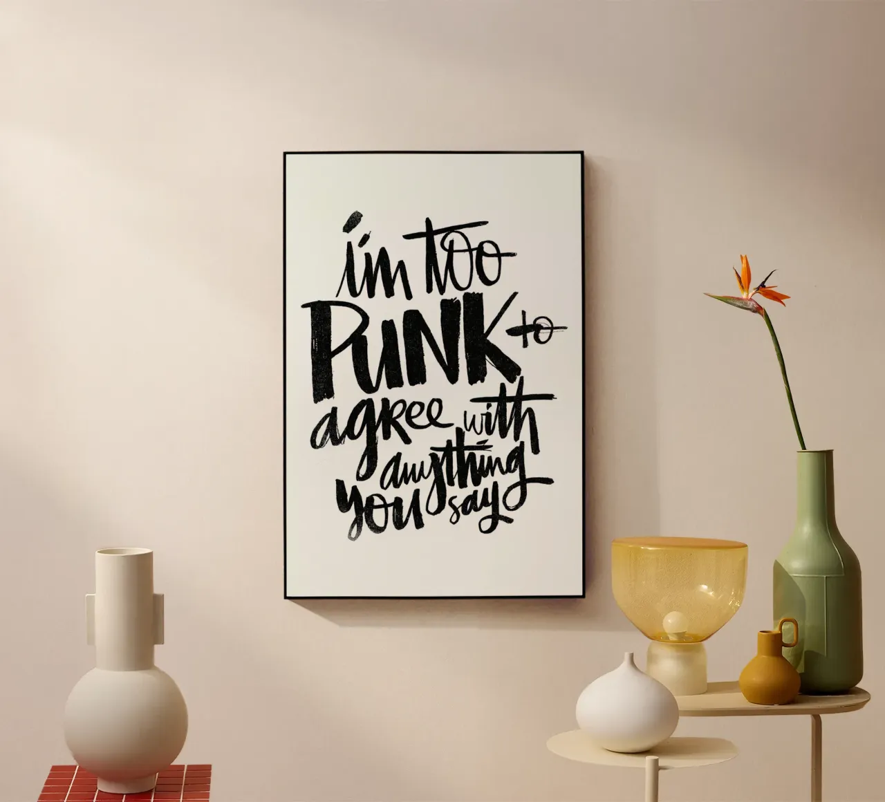 Punk acrylic glass by Matthew Taylor Wilson