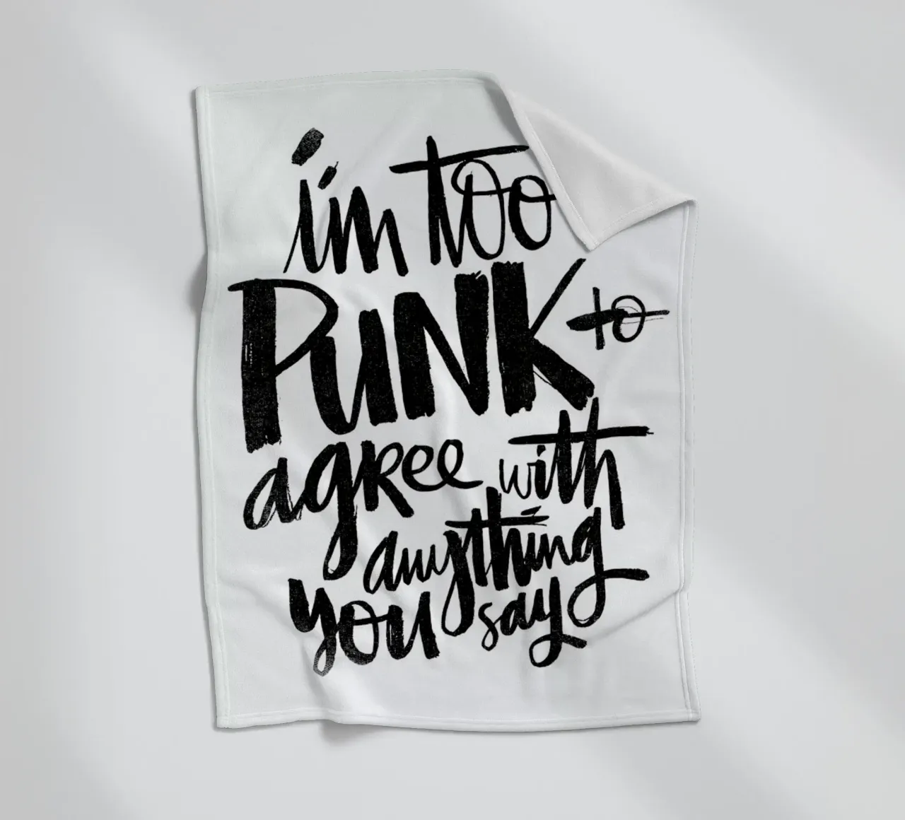 Punk Fleecedecke von Matthew Taylor Wilson