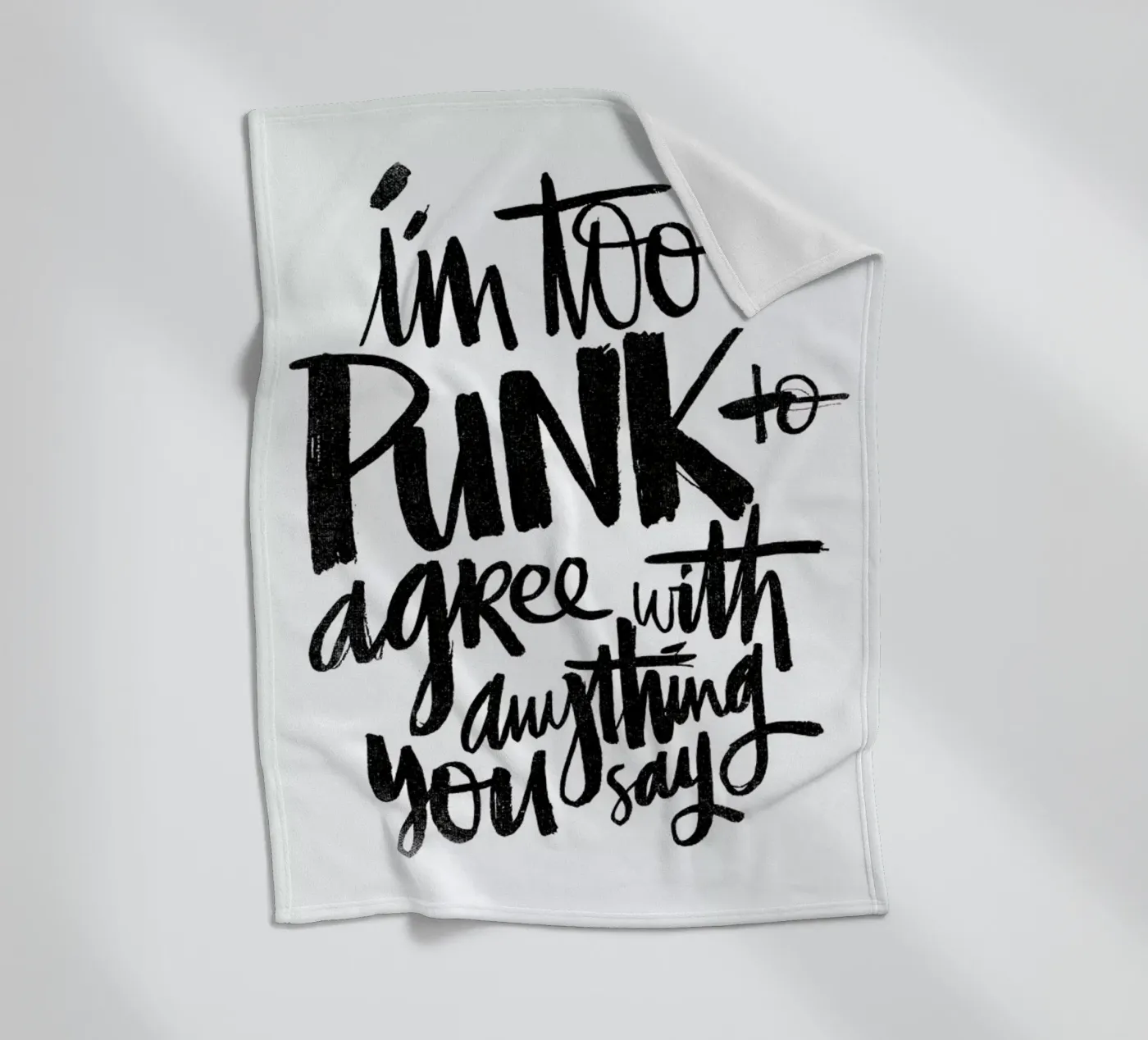 Punk Fleecedecke von Matthew Taylor Wilson