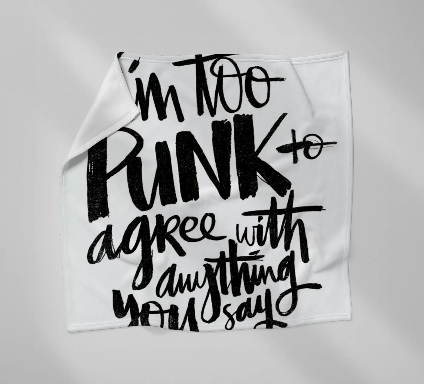 Punk Fleecedecke von Matthew Taylor Wilson