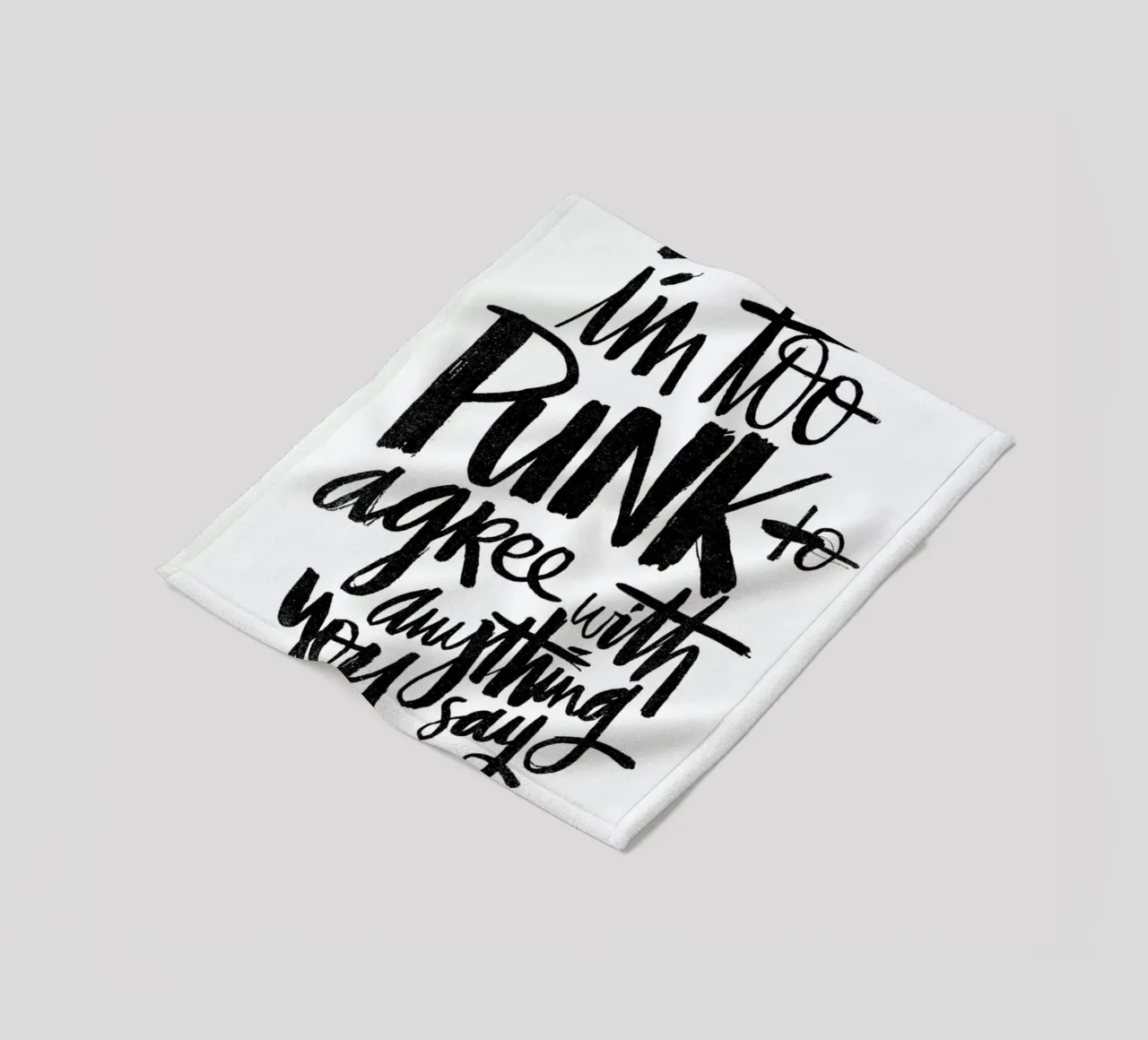 Punk Fleecedecke von Matthew Taylor Wilson