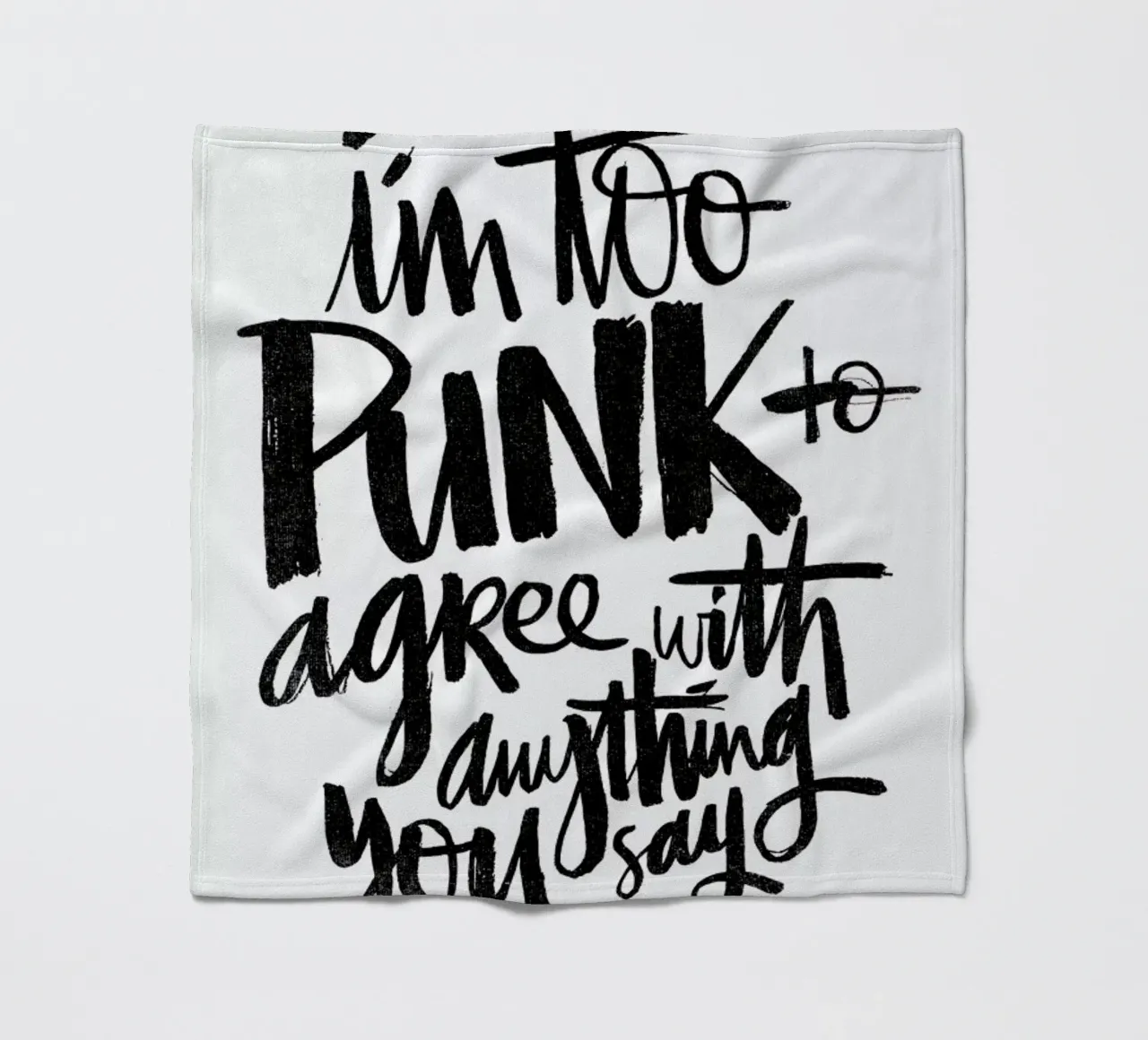 Punk Fleecedecke von Matthew Taylor Wilson