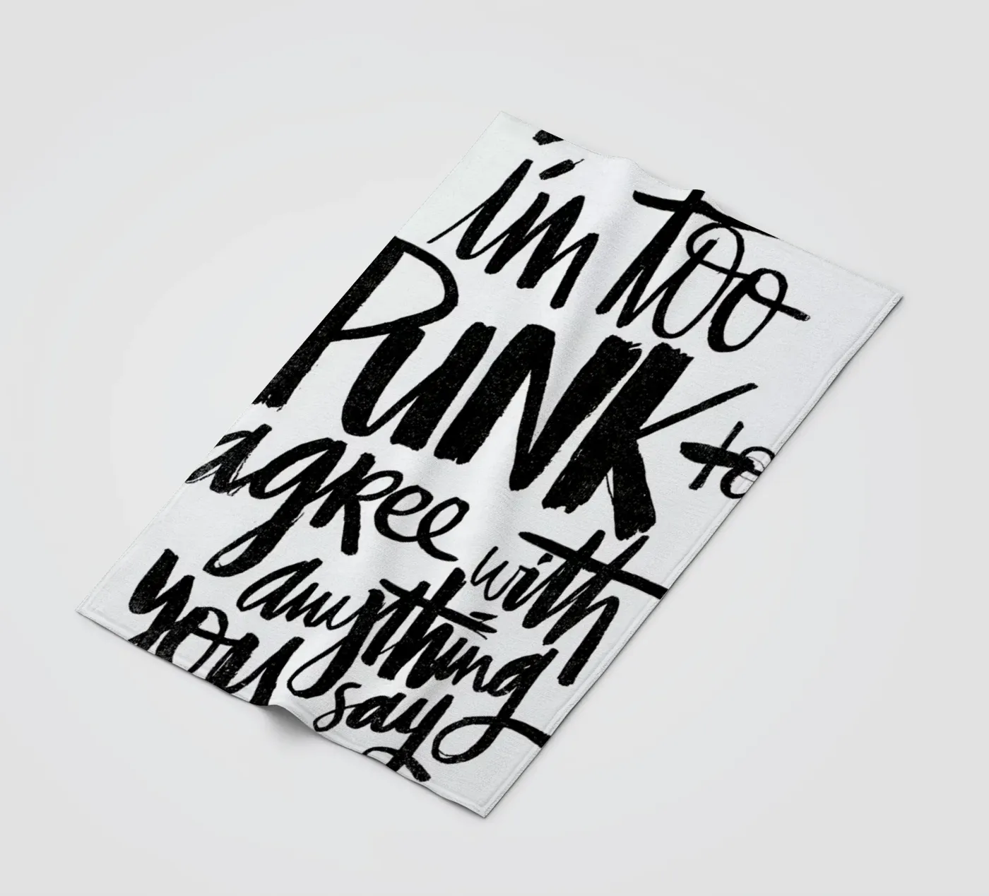 Punk Fleecedecke von Matthew Taylor Wilson