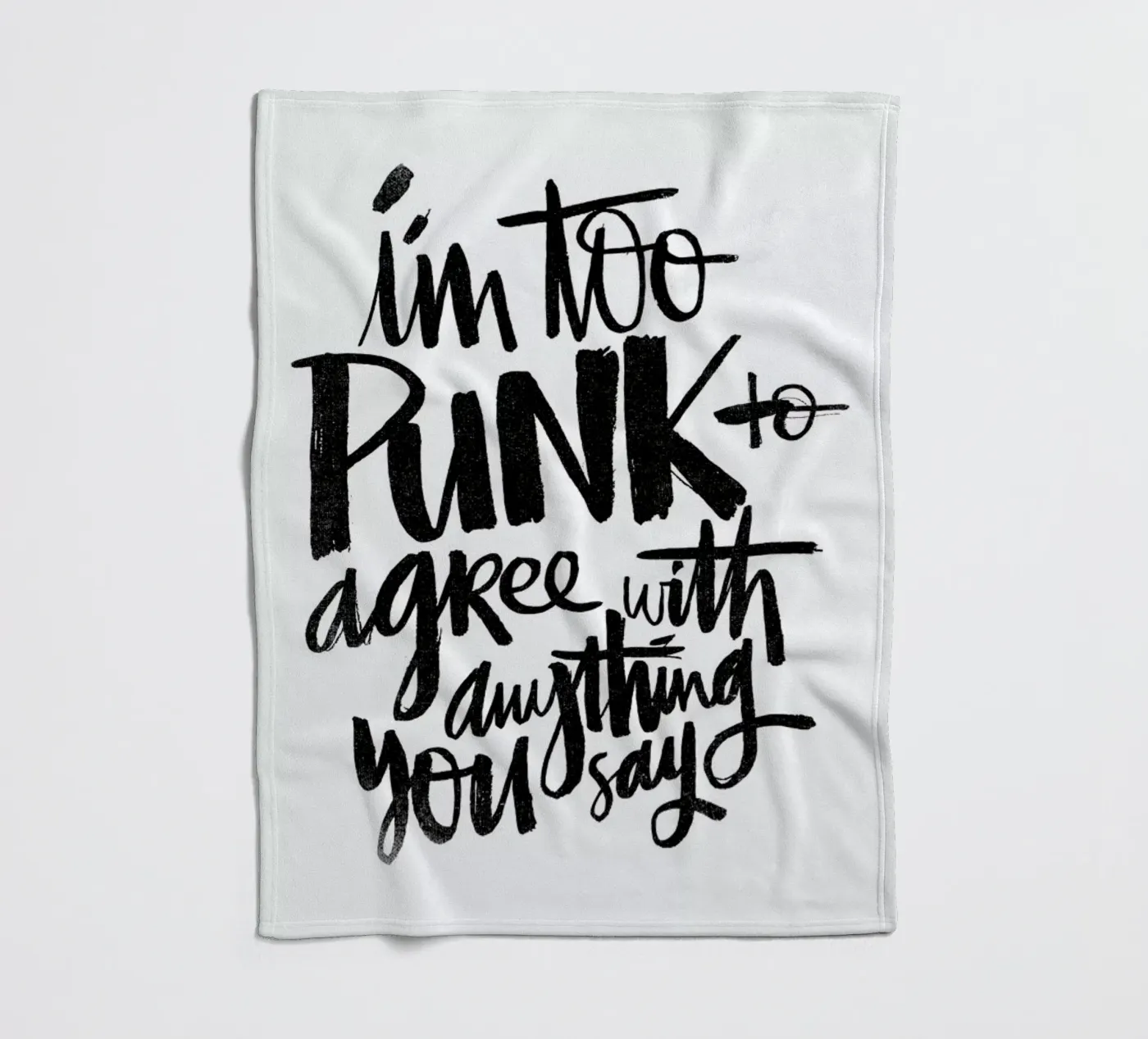 Punk Fleecedecke von Matthew Taylor Wilson