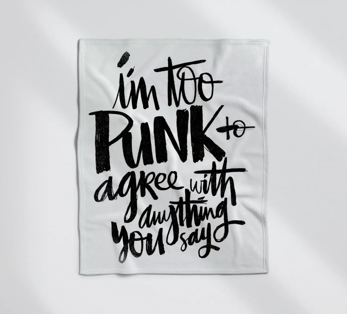 Punk Fleecedecke von Matthew Taylor Wilson