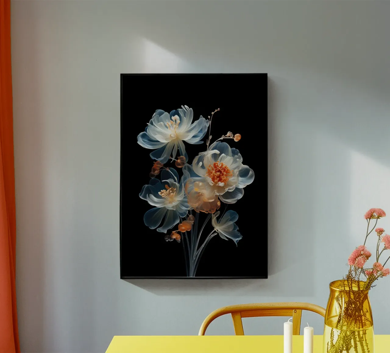 Structure florale plexiglas de PosterPrint