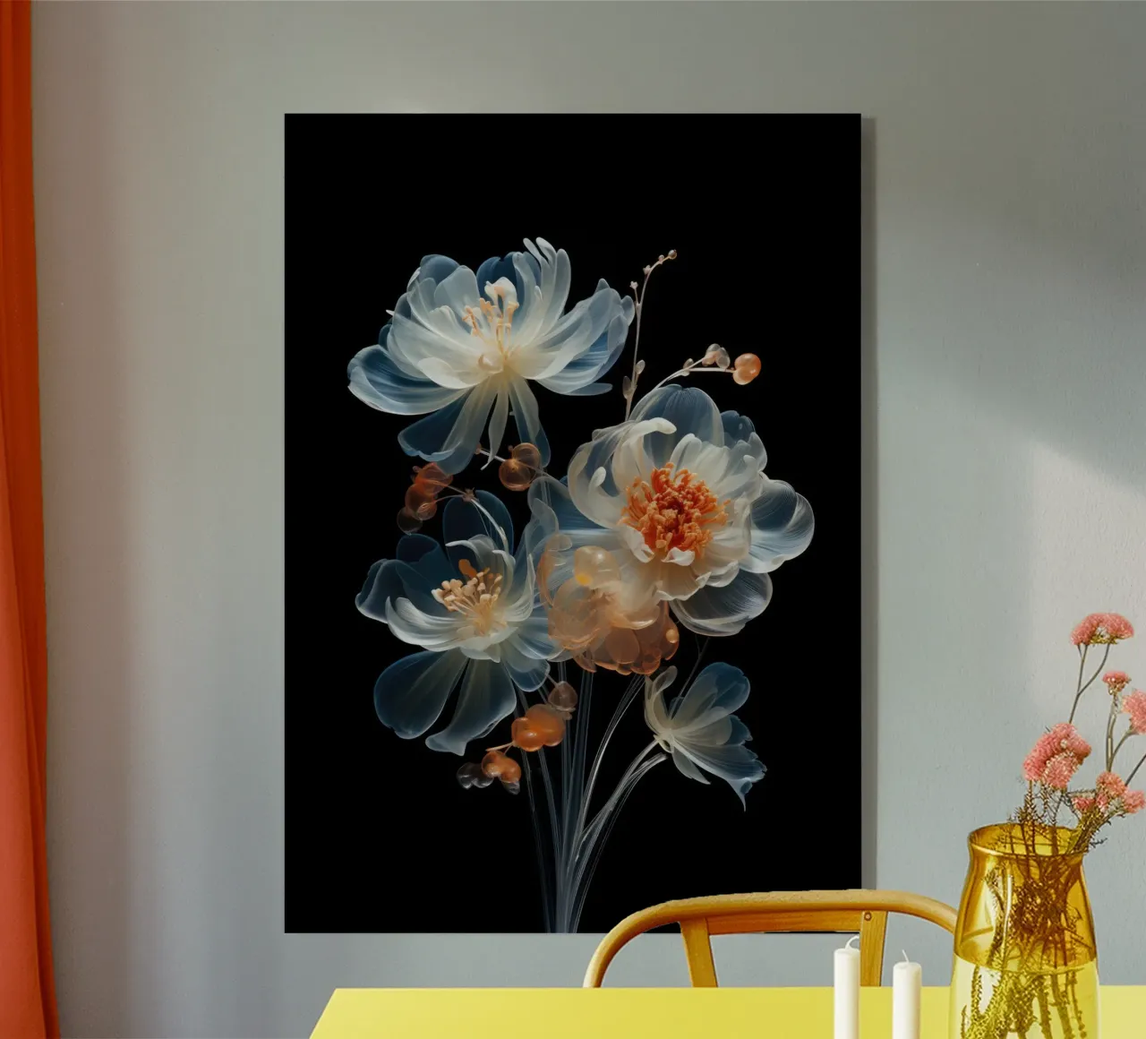 Structure florale plexiglas de PosterPrint