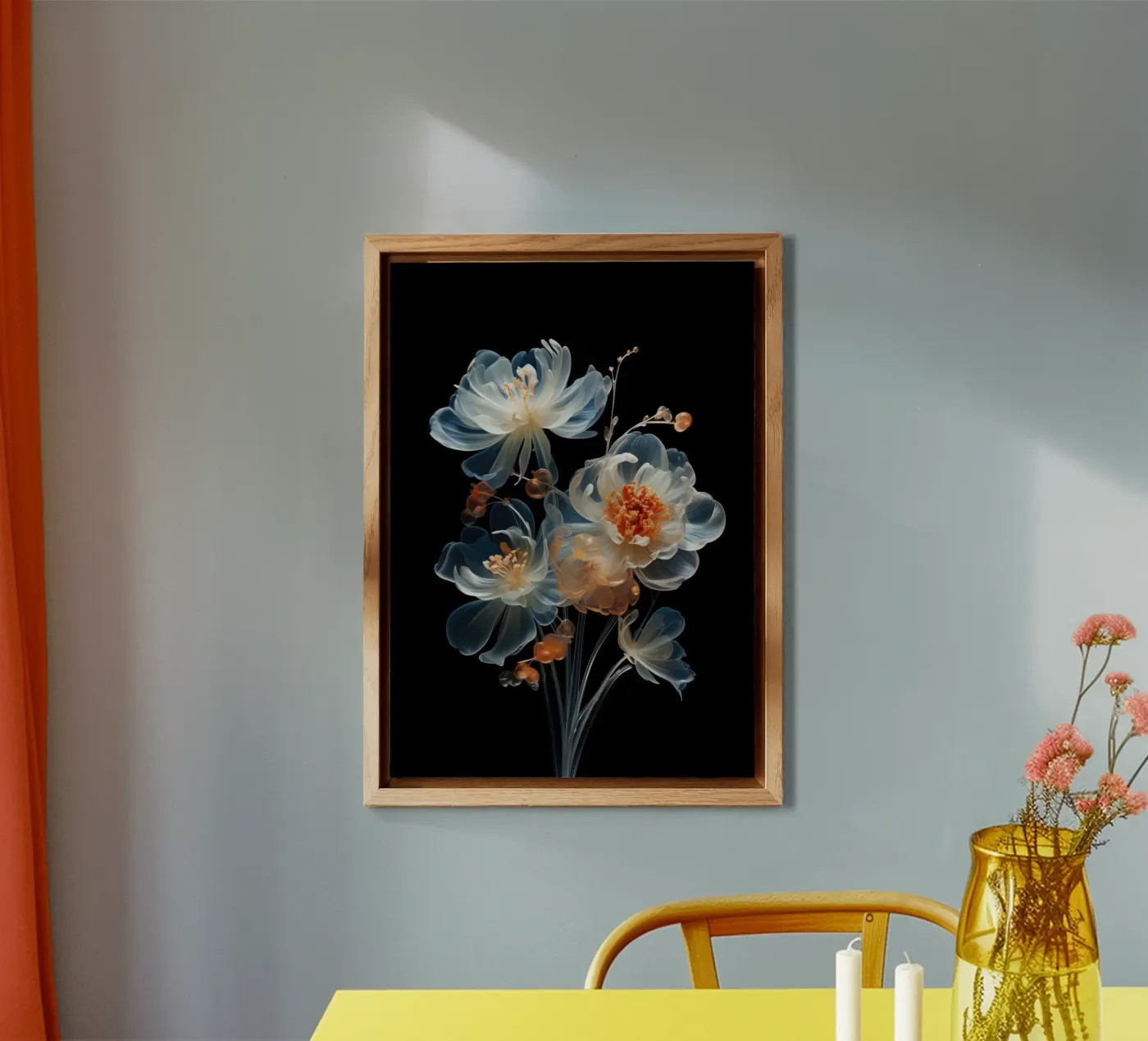 Flower structure forex plate by PosterPrint