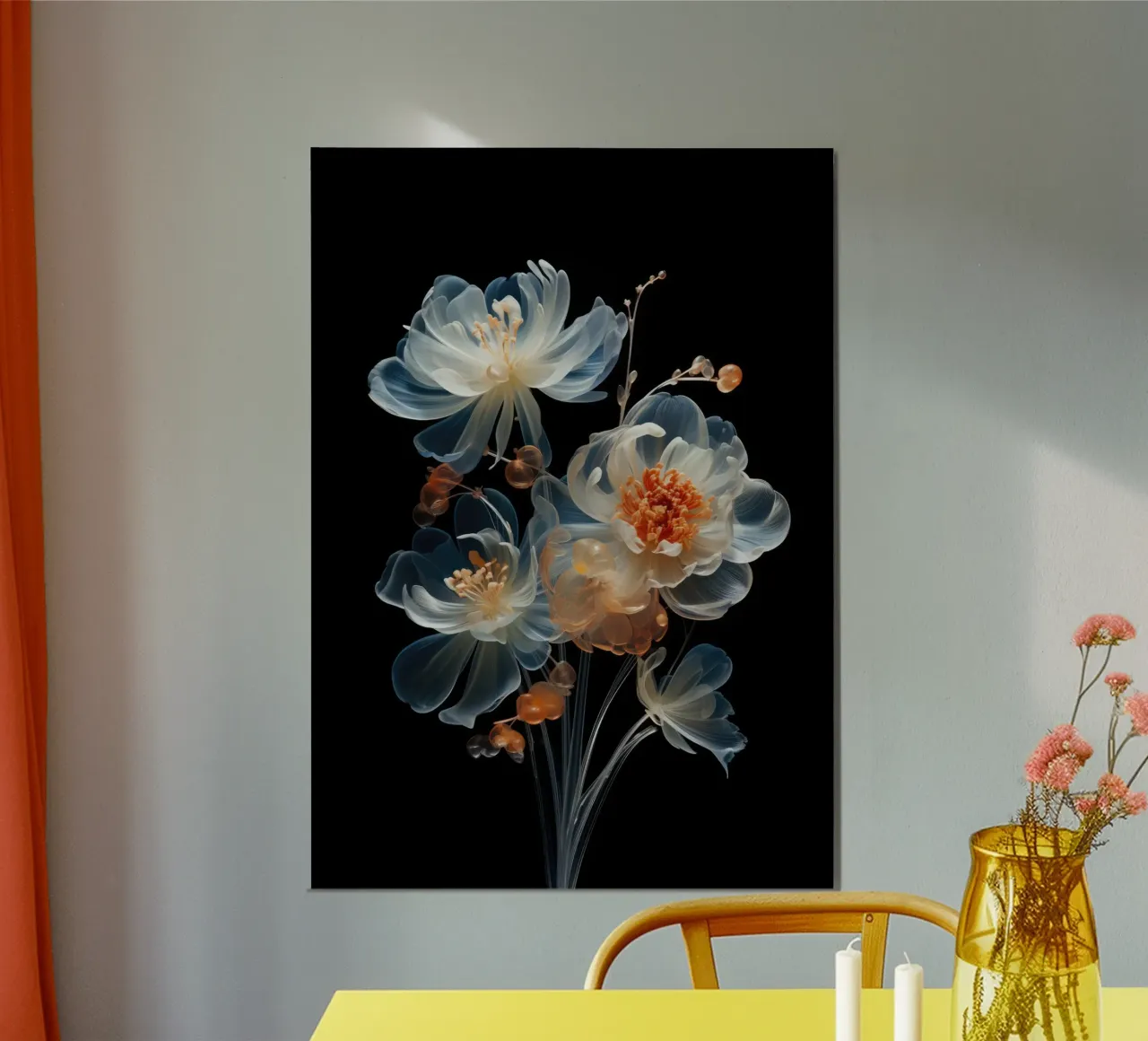 Flower structure forex plate by PosterPrint