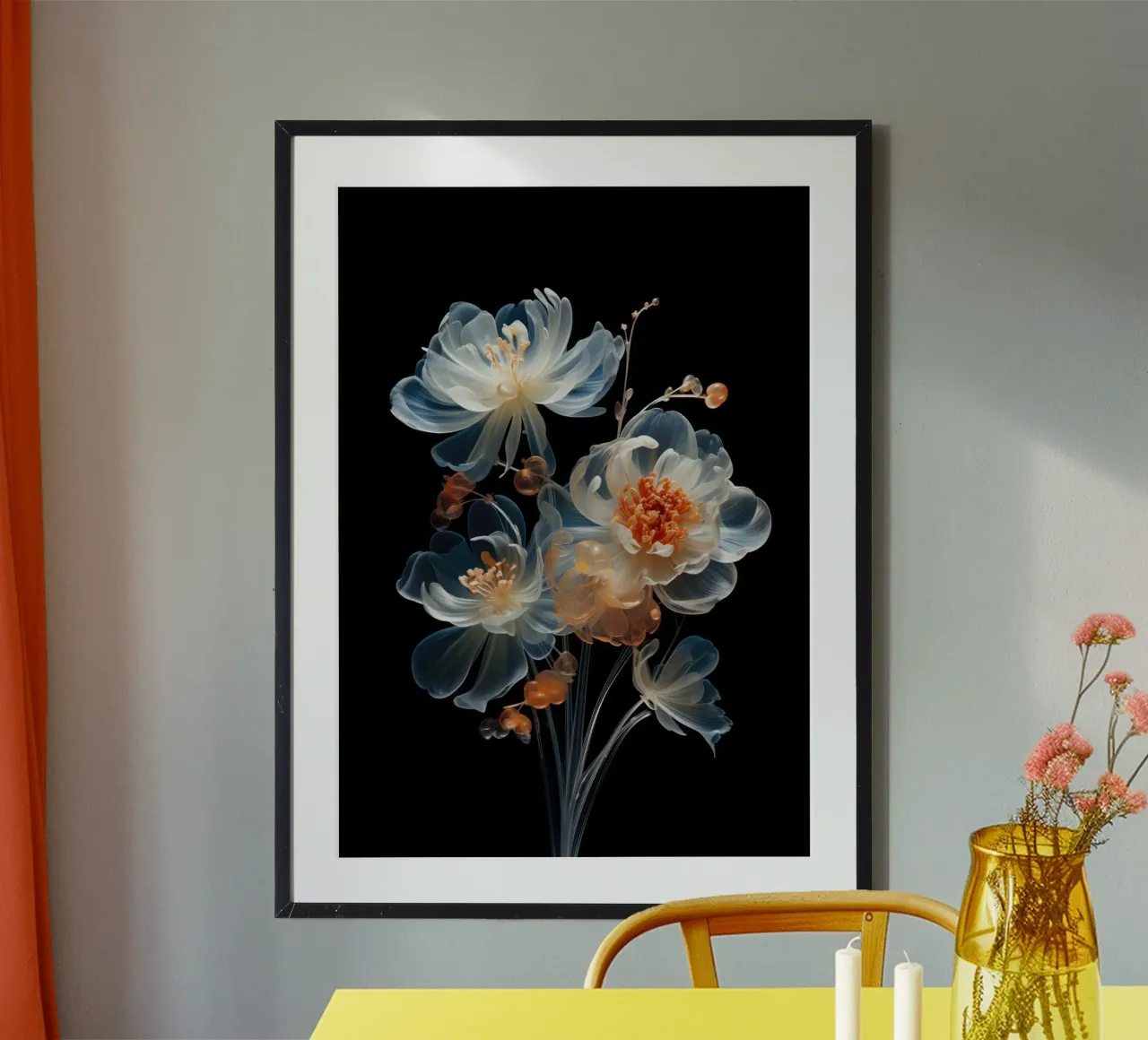 Flower structure poster van PosterPrint