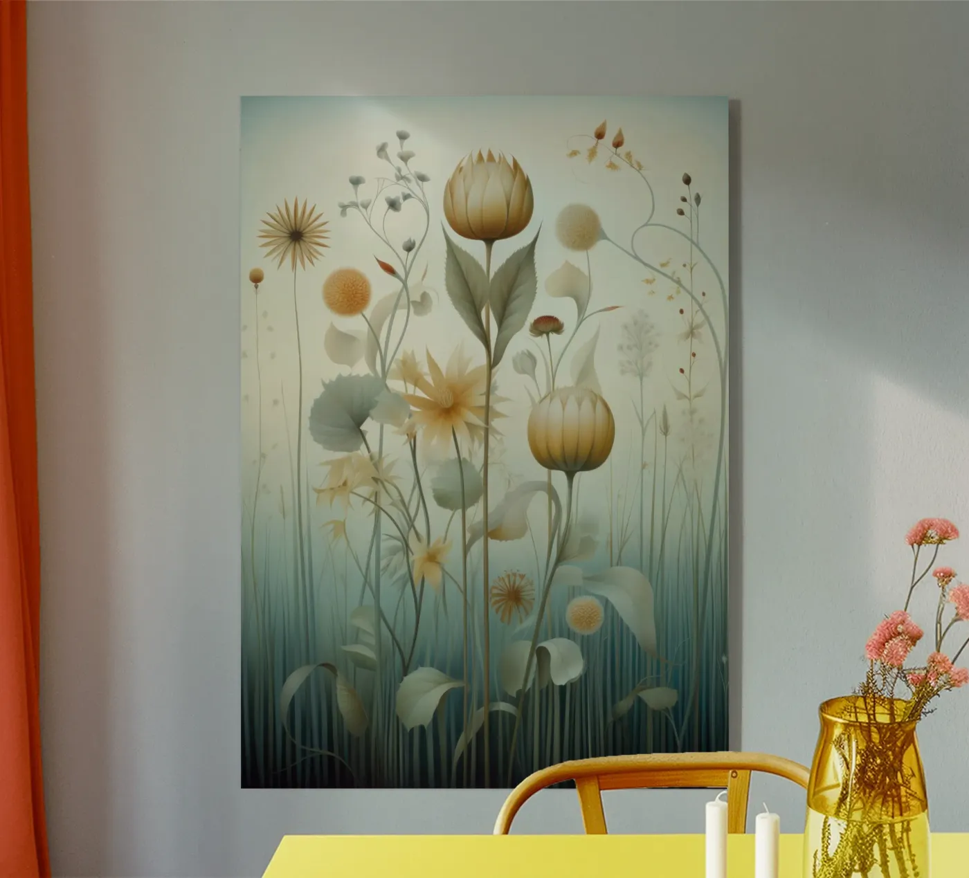 Fiori all'acquerello plexiglass da PosterPrint