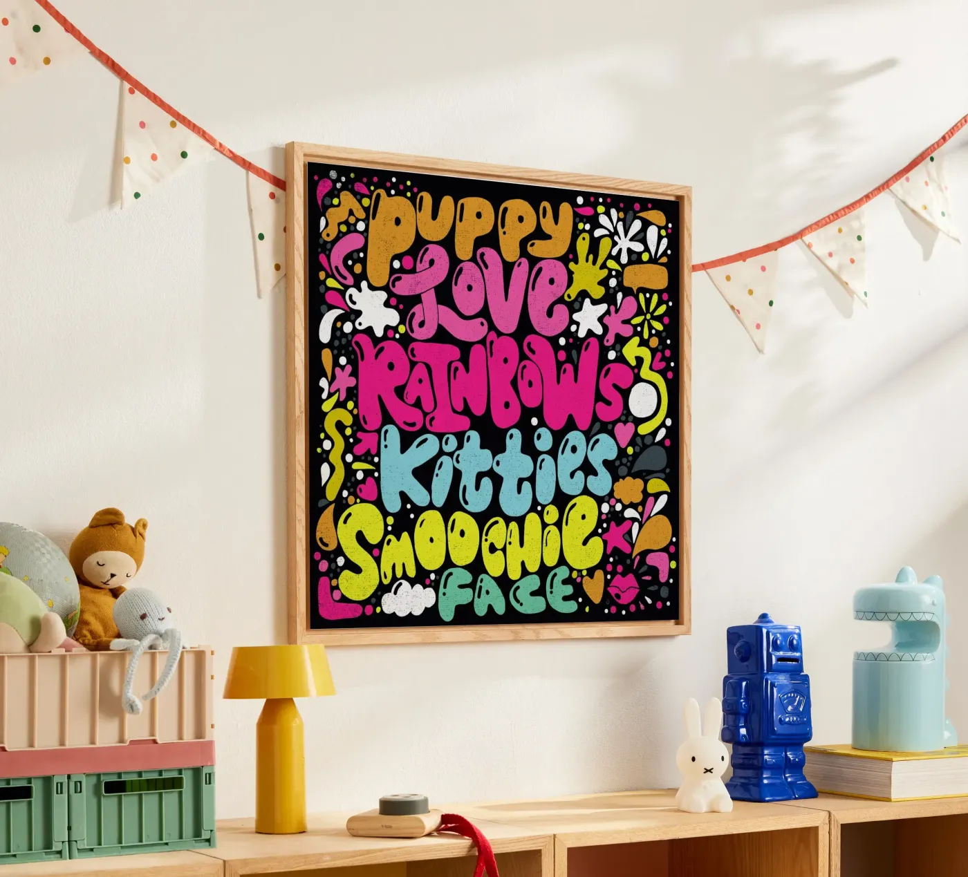 Rainbow Smoochie Acryl-Glas von Matthew Taylor Wilson