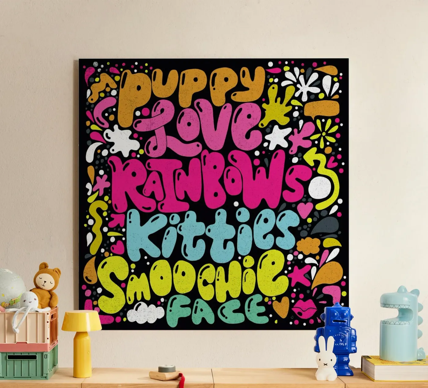 Rainbow Smoochie Acryl-Glas von Matthew Taylor Wilson