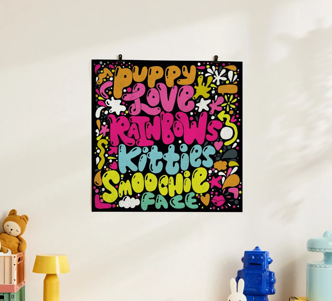 Rainbow Smoochie poster by Matthew Taylor Wilson