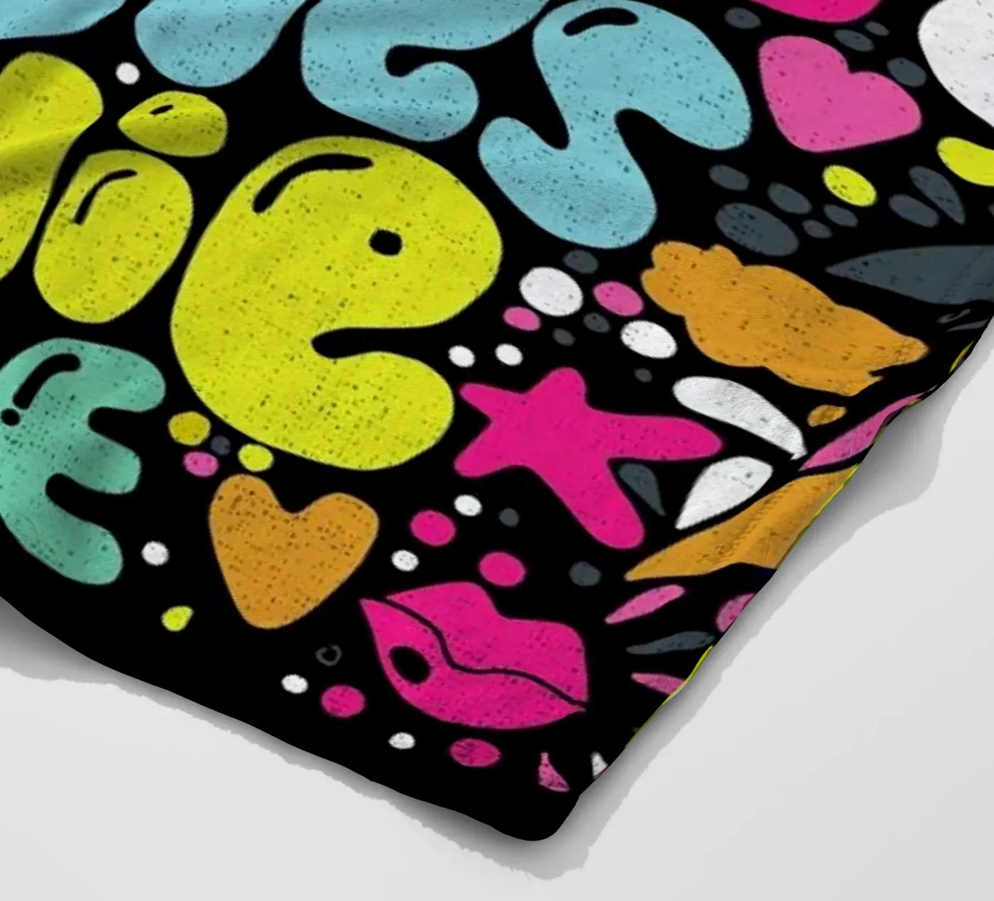 Rainbow Smoochie fleecedeken van Matthew Taylor Wilson