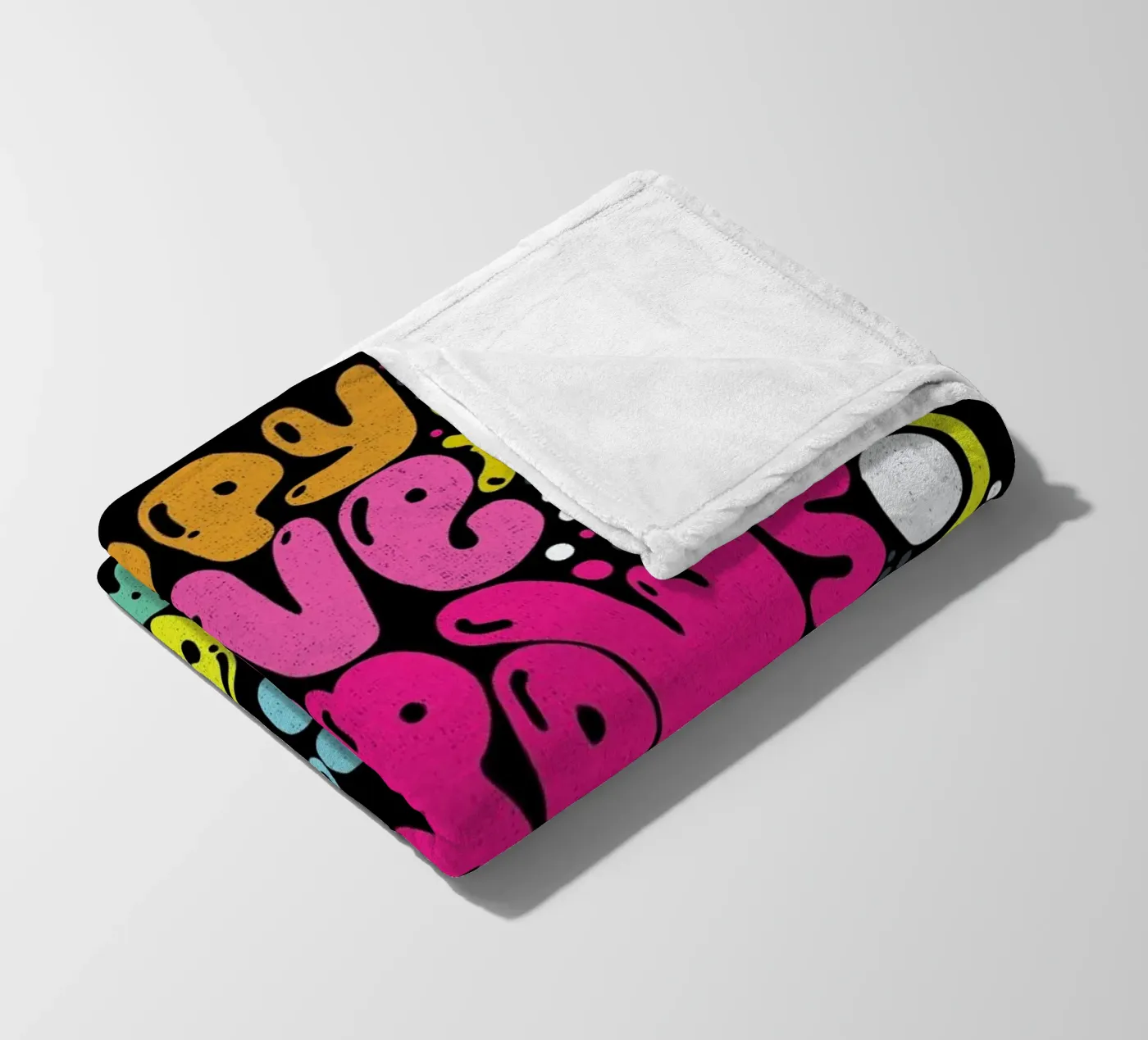 Rainbow Smoochie fleecedeken van Matthew Taylor Wilson