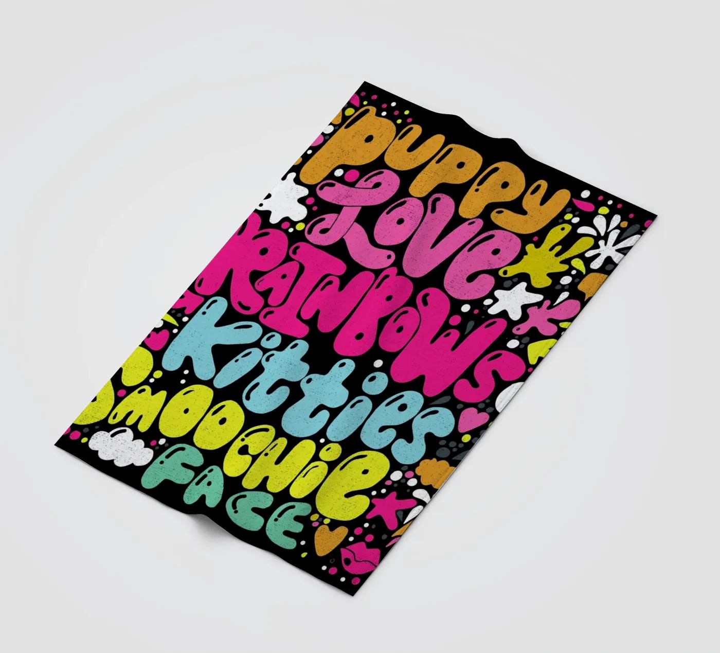 Rainbow Smoochie fleecedeken van Matthew Taylor Wilson