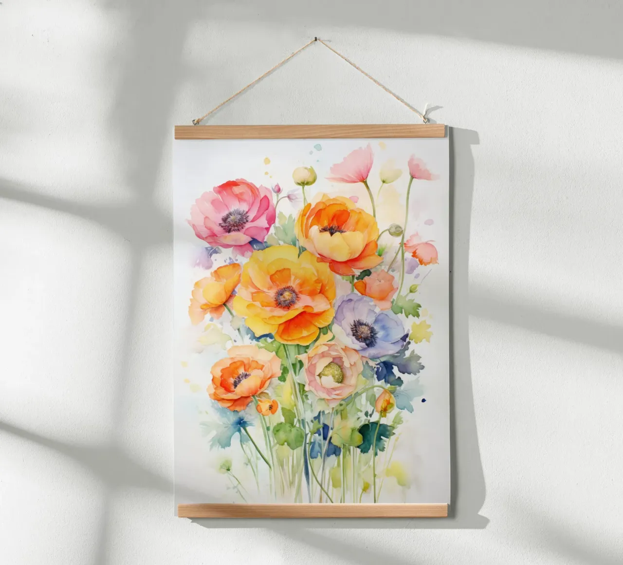 Acquerello - Bouquet di fiori poster da PosterPrint