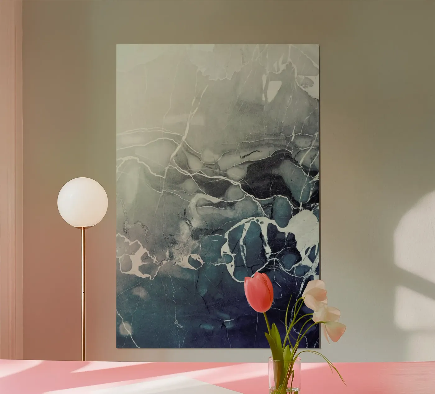 Blue Sea Marble poster da cafelab