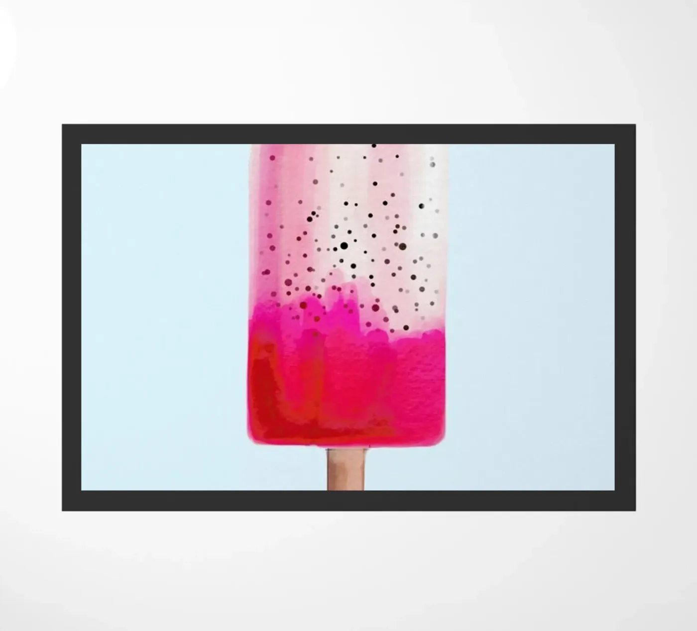 Dragonfruit Popsicle doormat by Tiny Wonder Co.