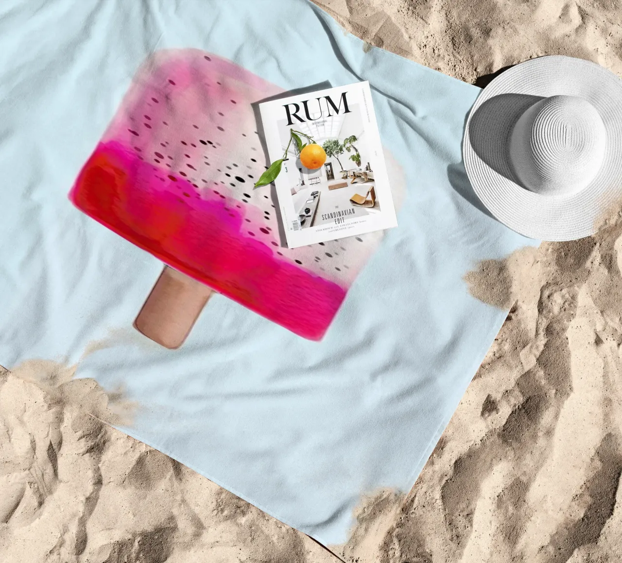 Dragonfruit Popsicle telo mare da cafelab