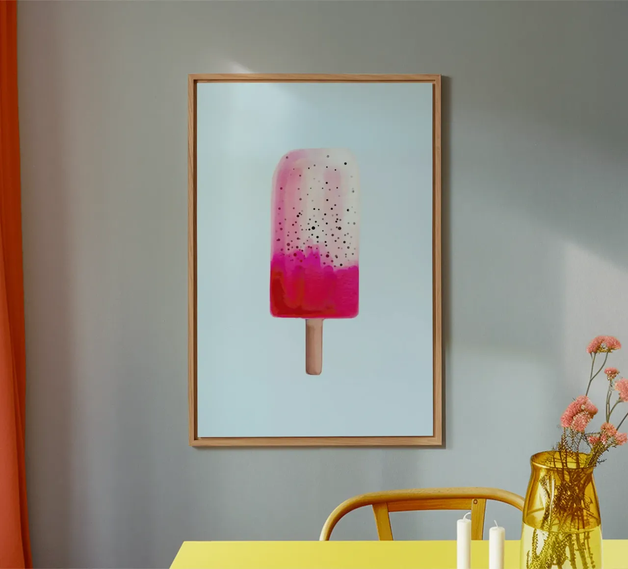 Dragonfruit Popsicle alluminio dibond da cafelab