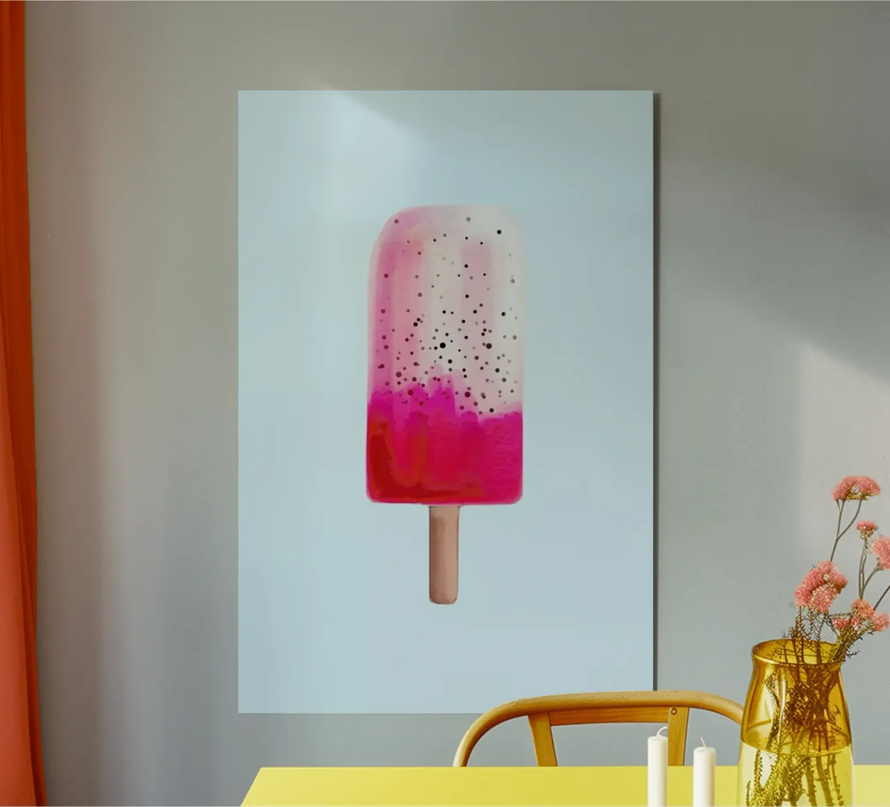 Dragonfruit Popsicle alluminio dibond da cafelab