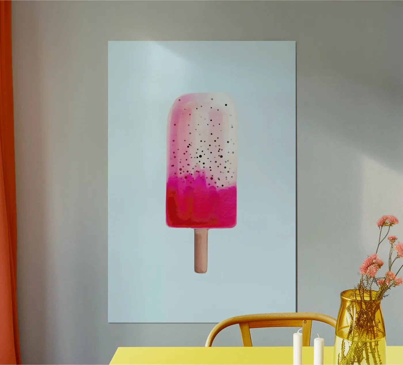 Dragonfruit Popsicle poster da cafelab