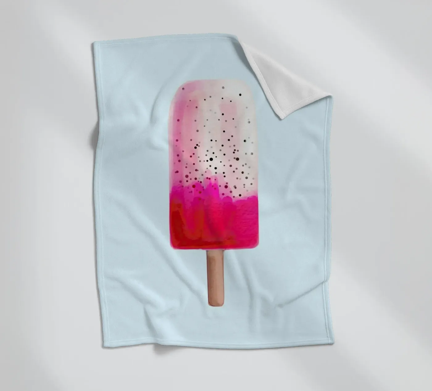 Drachenfrucht-Eis am Stiel Fleecedecke von Tiny Wonder Co.